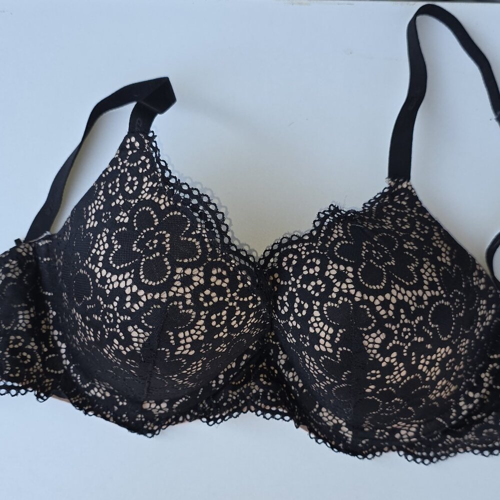 Aerie Brooke Pushup Plunge UW Lace  34DD Bra